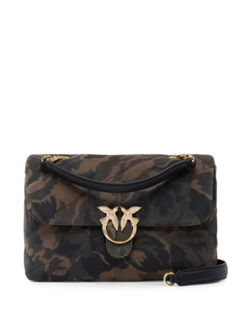 Camo Print Love Medium Shoulder Bag 1