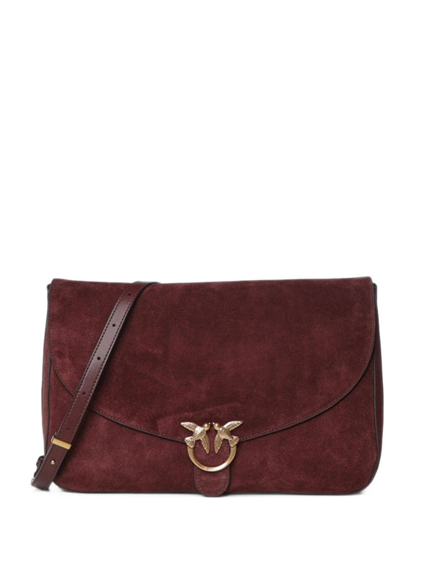 Burgundy Love Large Shoulder Bag 1