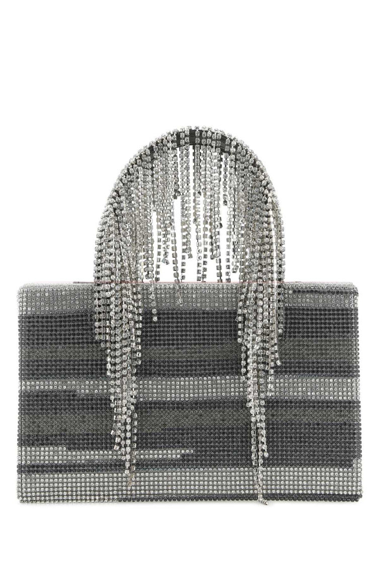 Silver Rhinestones Mini Satchel 1