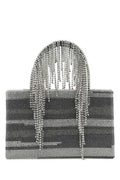 Silver Rhinestones Mini Satchel 1