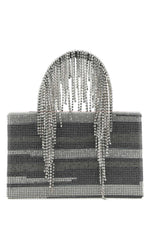 Silver Rhinestones Mini Satchel 1