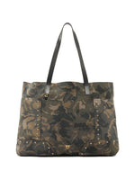 Camo Print Studded Large Tote 1
