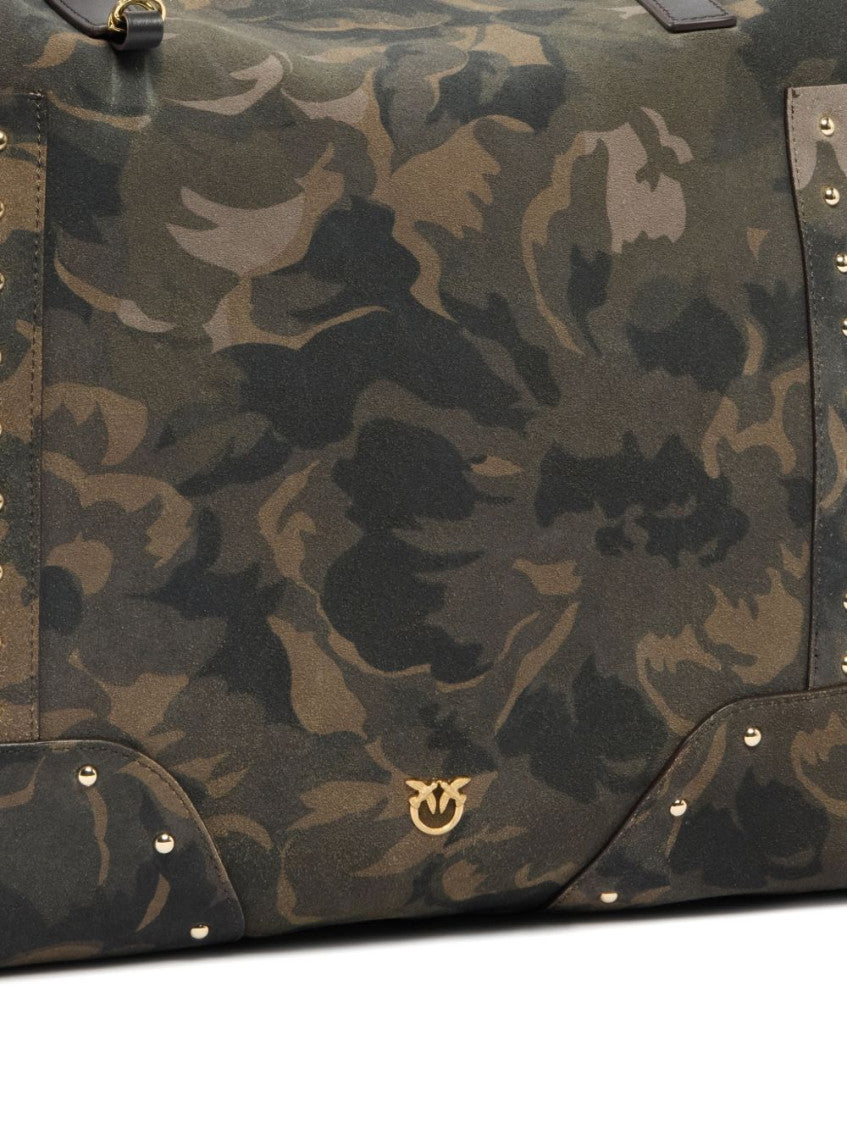 Camo Print Studded Large Tote 3