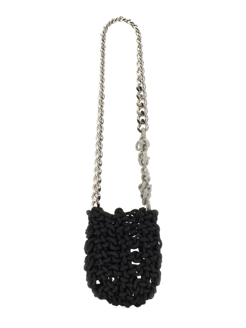 Black Knot Small Shoulder Bag 1