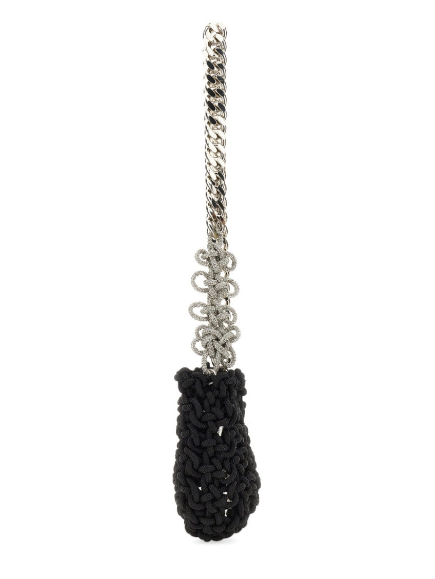 Black Knot Small Shoulder Bag 3