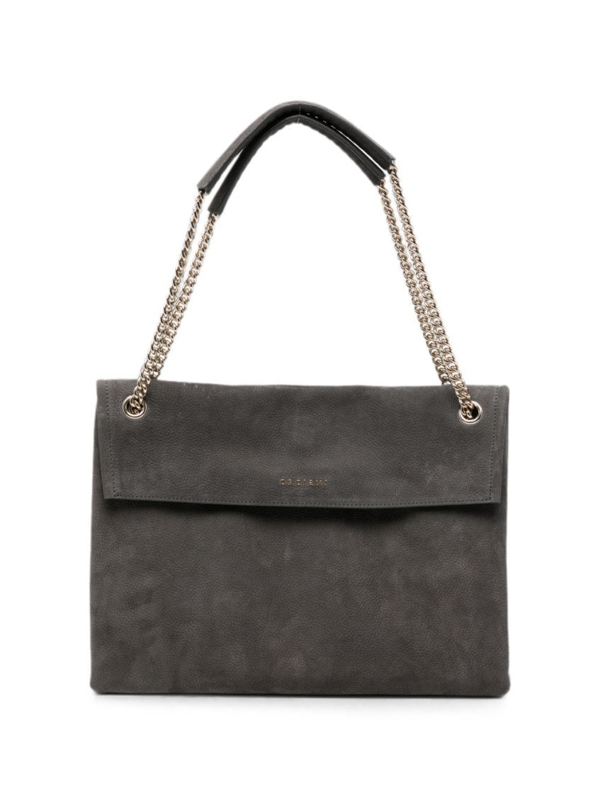 Dark Grey Nabucco Large Shoulder Bag 1