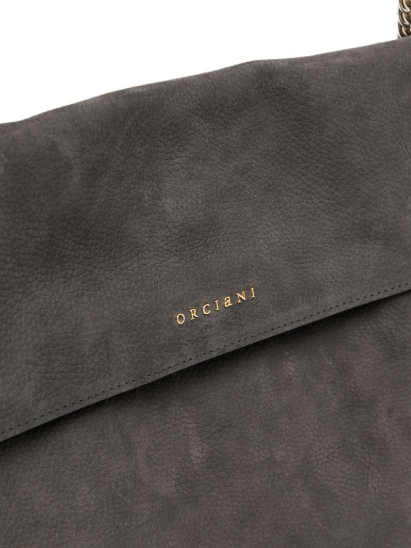 Dark Grey Nabucco Large Shoulder Bag 4