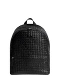 Black Intrecciato 1975 Large Backpack 1