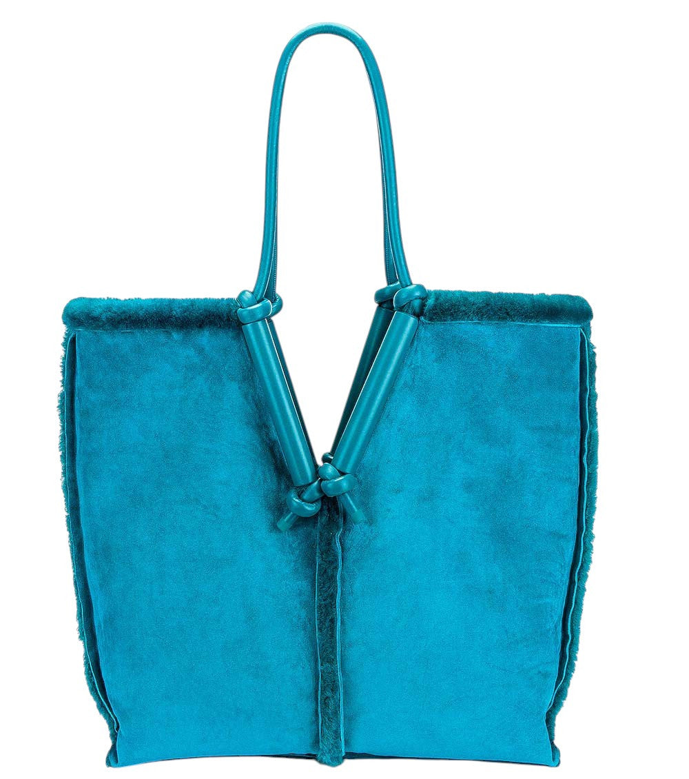 Blue Bolster Reversible Medium Tote 2
