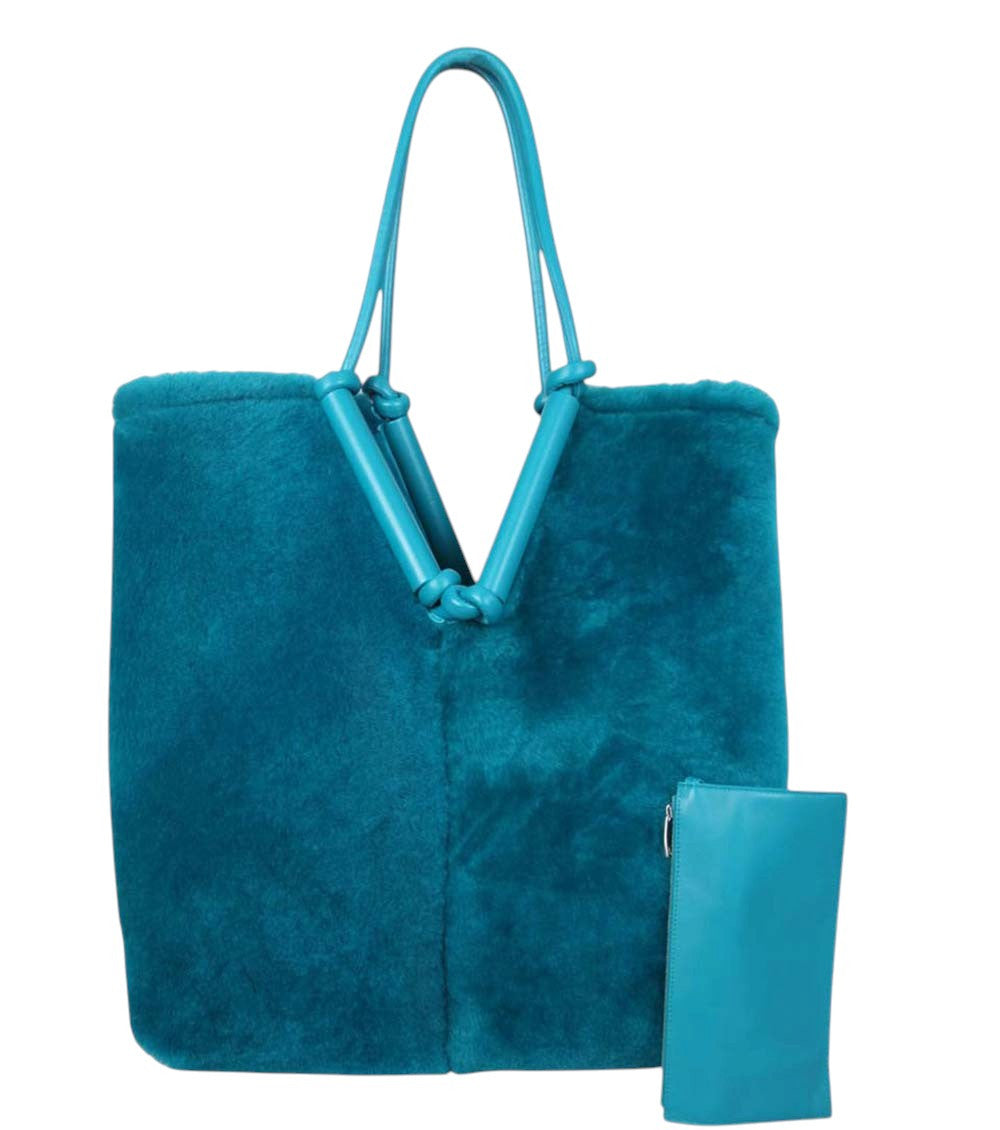 Blue Bolster Reversible Medium Tote 3