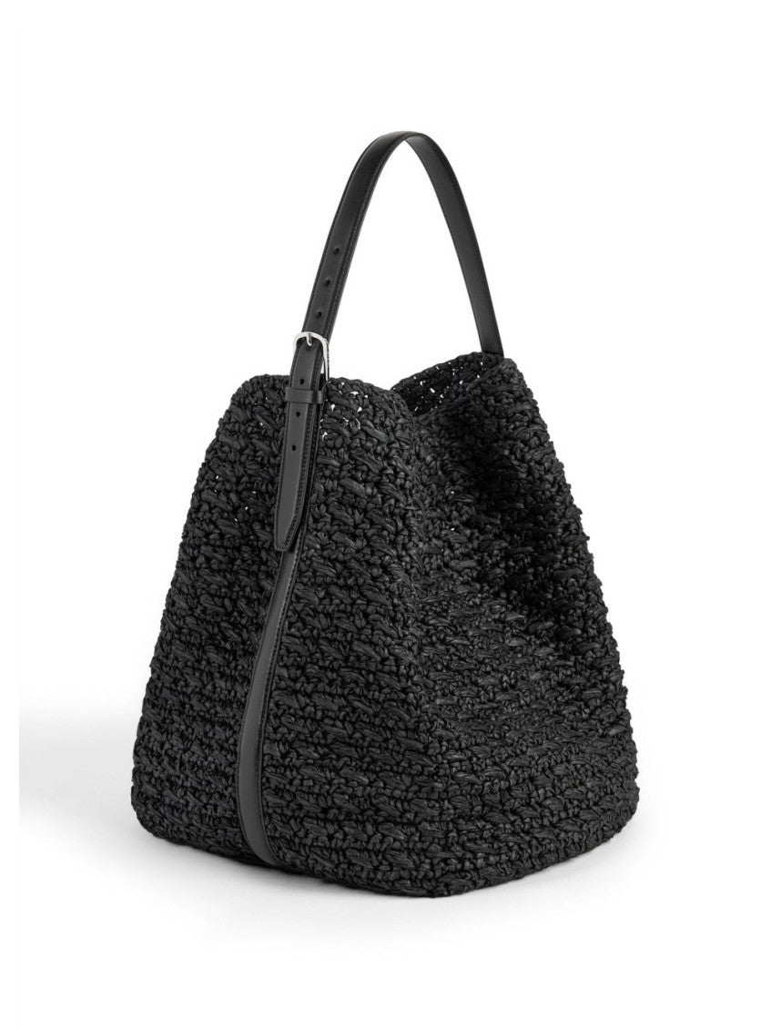 Black Belted Large Tote 2