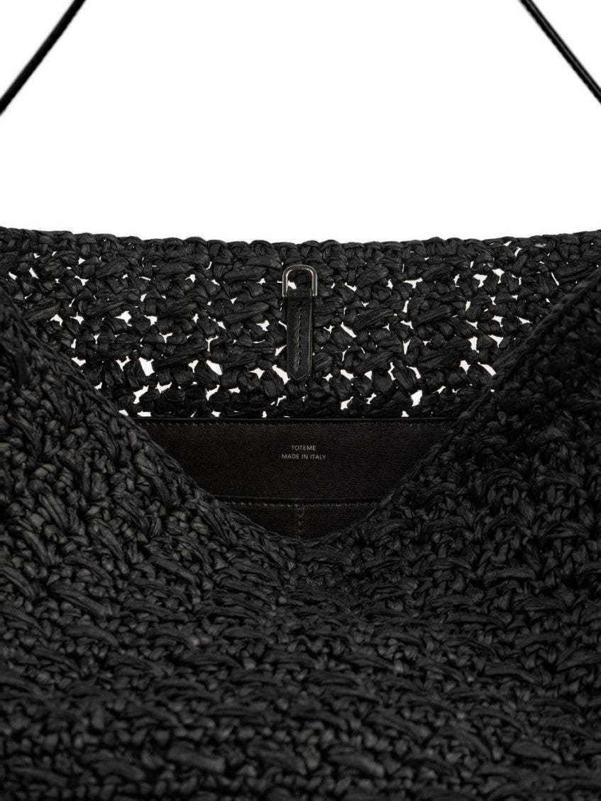 Black Belted Large Tote 3