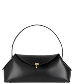 Black T-Lock Large Shoulder Bag 1