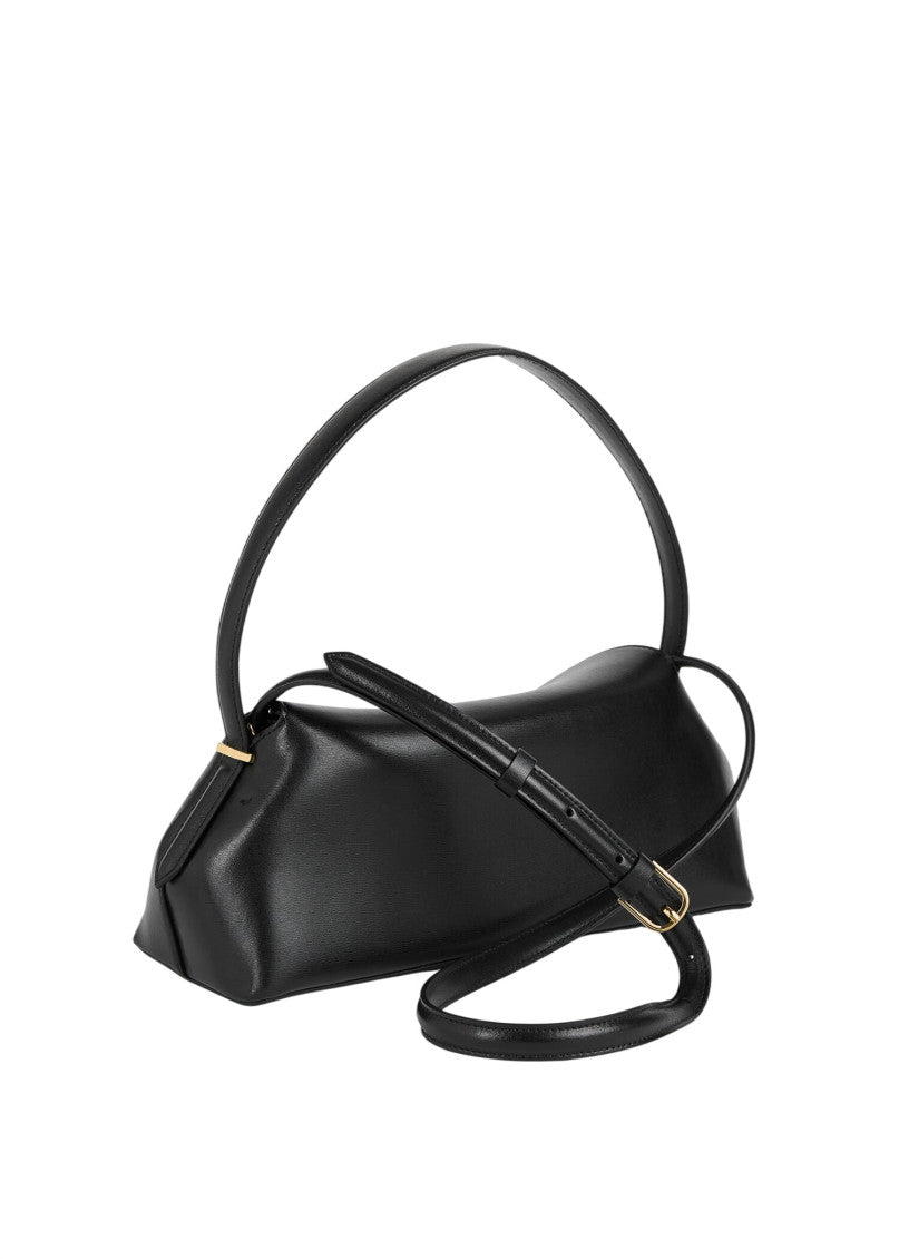 Black T-Lock Large Shoulder Bag 2