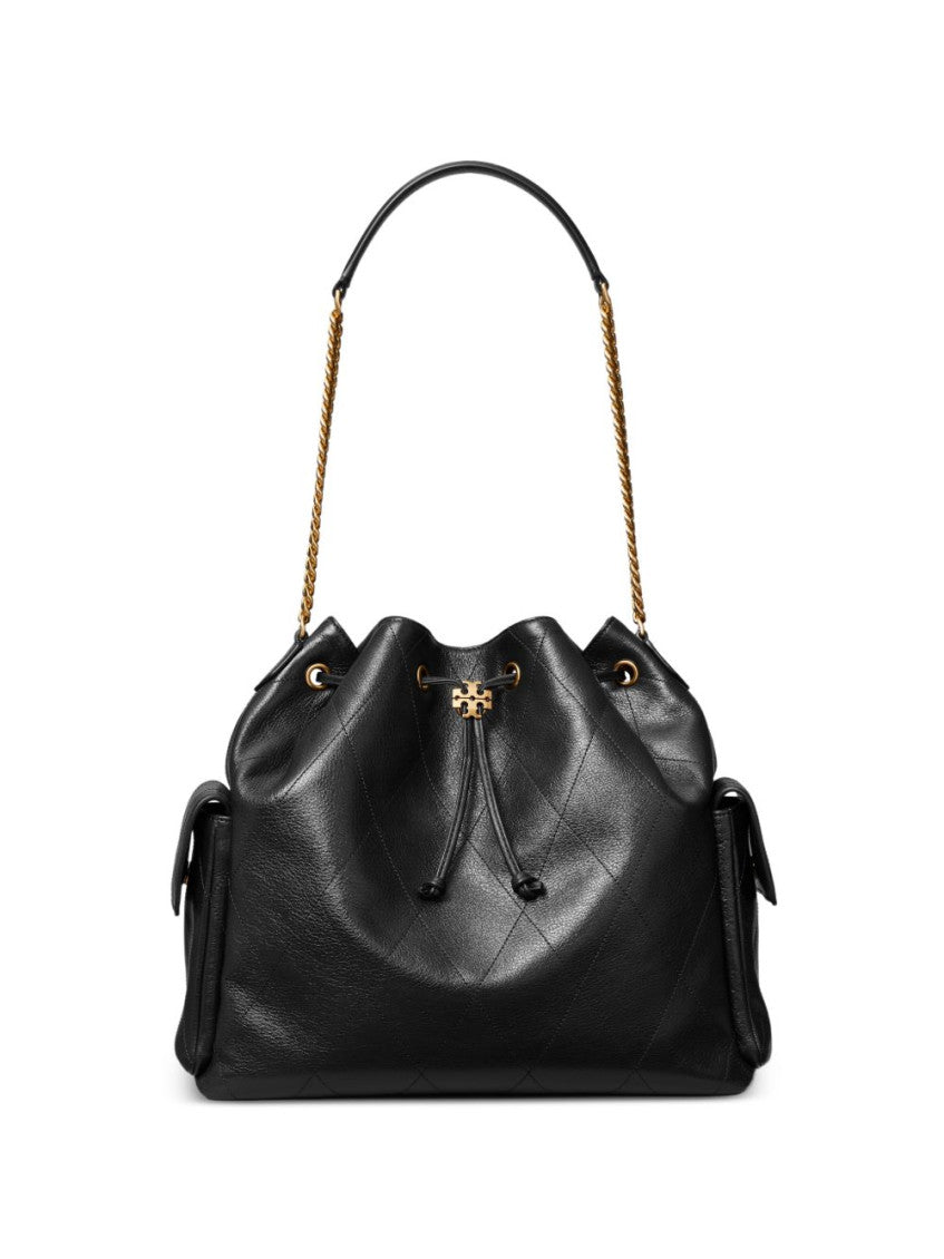 Black Charlie Large Shoulder Bag 1