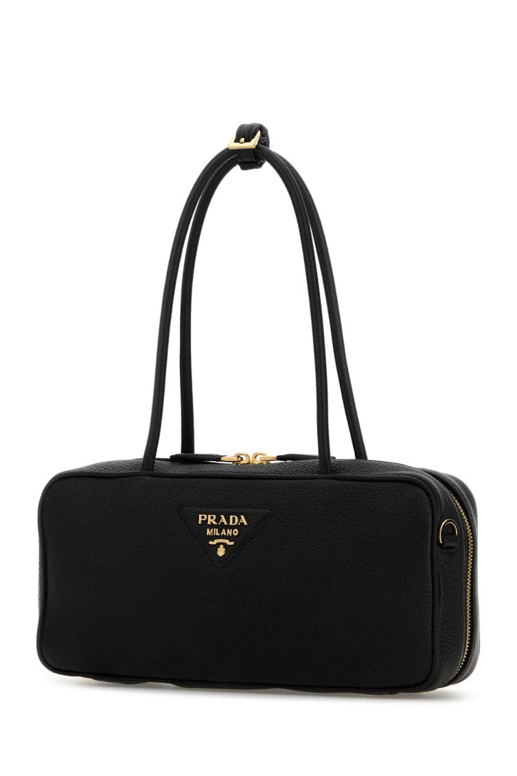 Black Logo Shoulder Bag 2