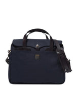 Dark Blue Tin Large Briefcase Bag 1