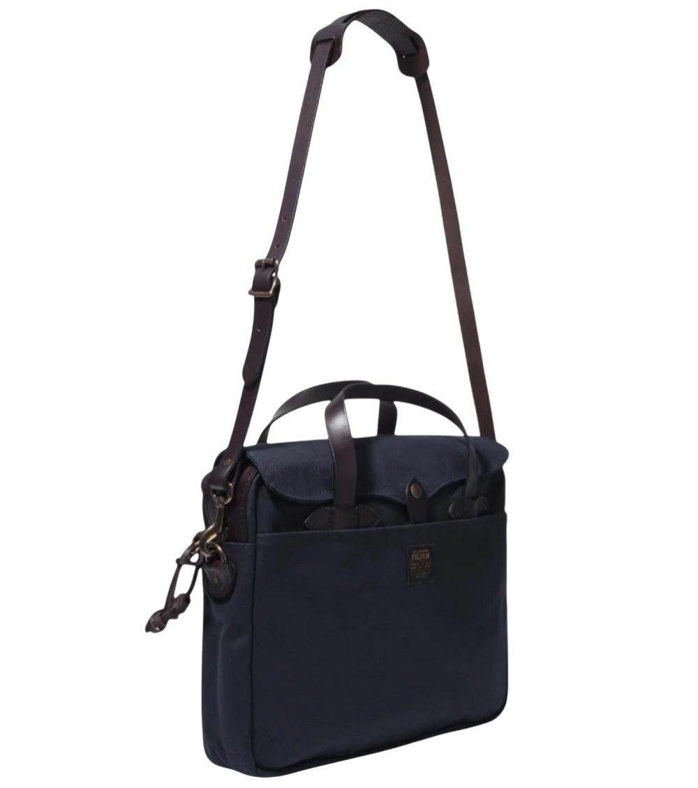 Dark Blue Tin Large Briefcase Bag 2