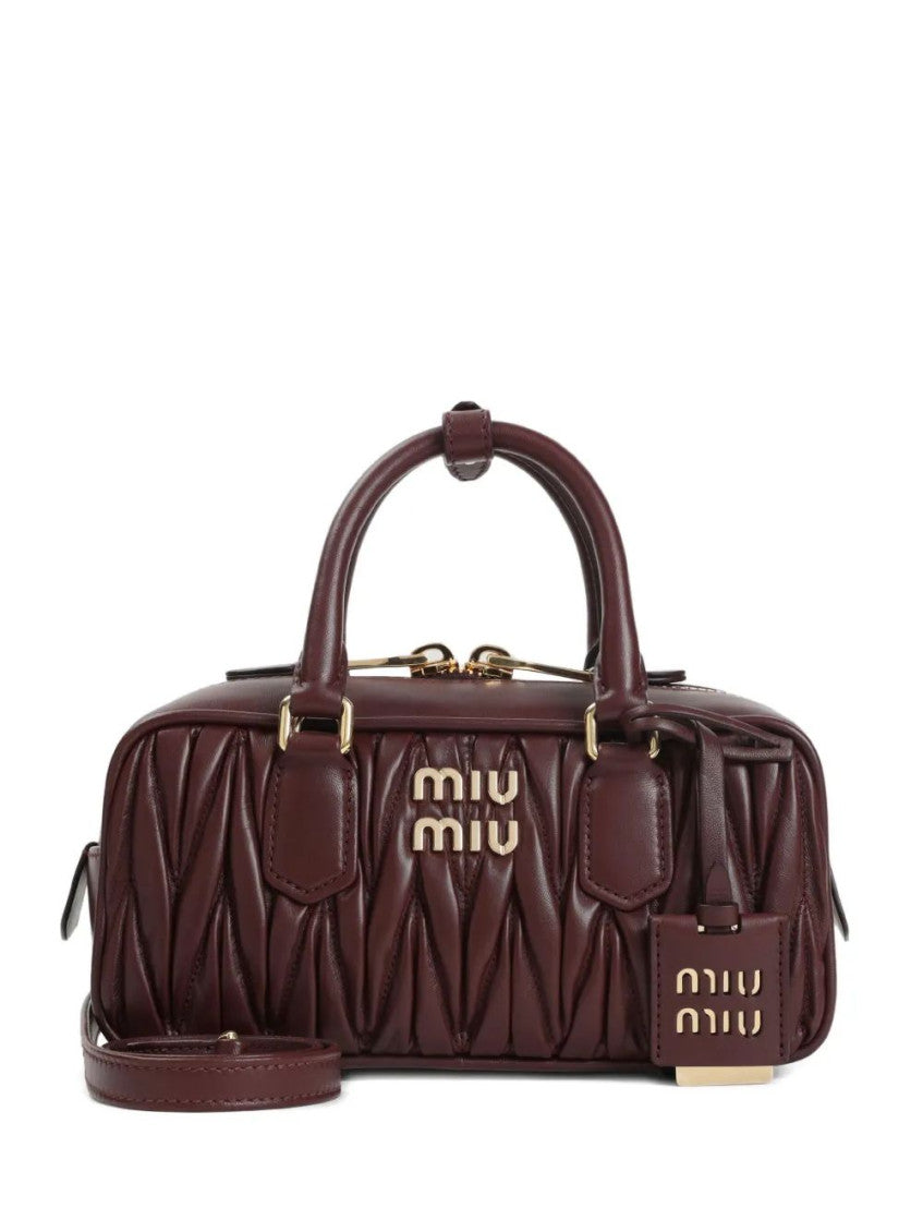 Maroon Arcadie  Mini Satchel 1