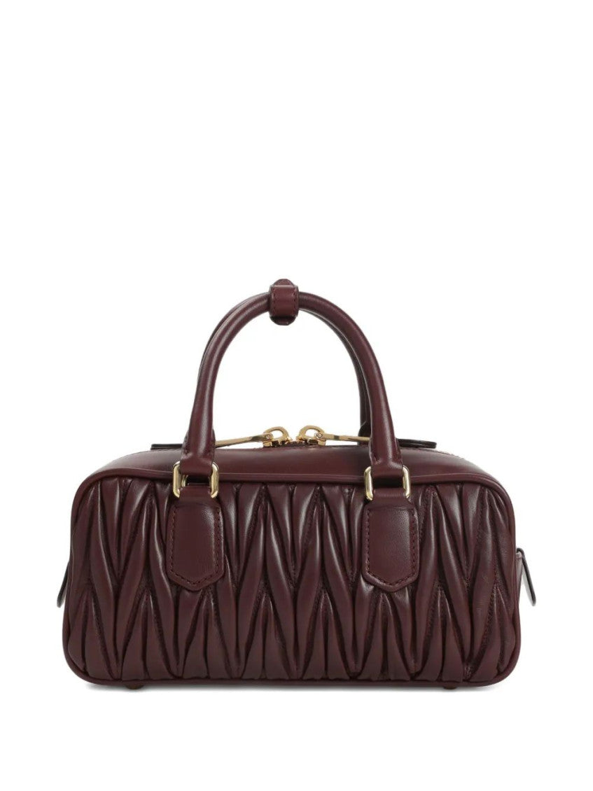 Maroon Arcadie  Mini Satchel 2