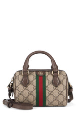 Beige Ophidia Mini Duffle Bag 1