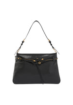 Black Logo Large Shoulder Bag 1