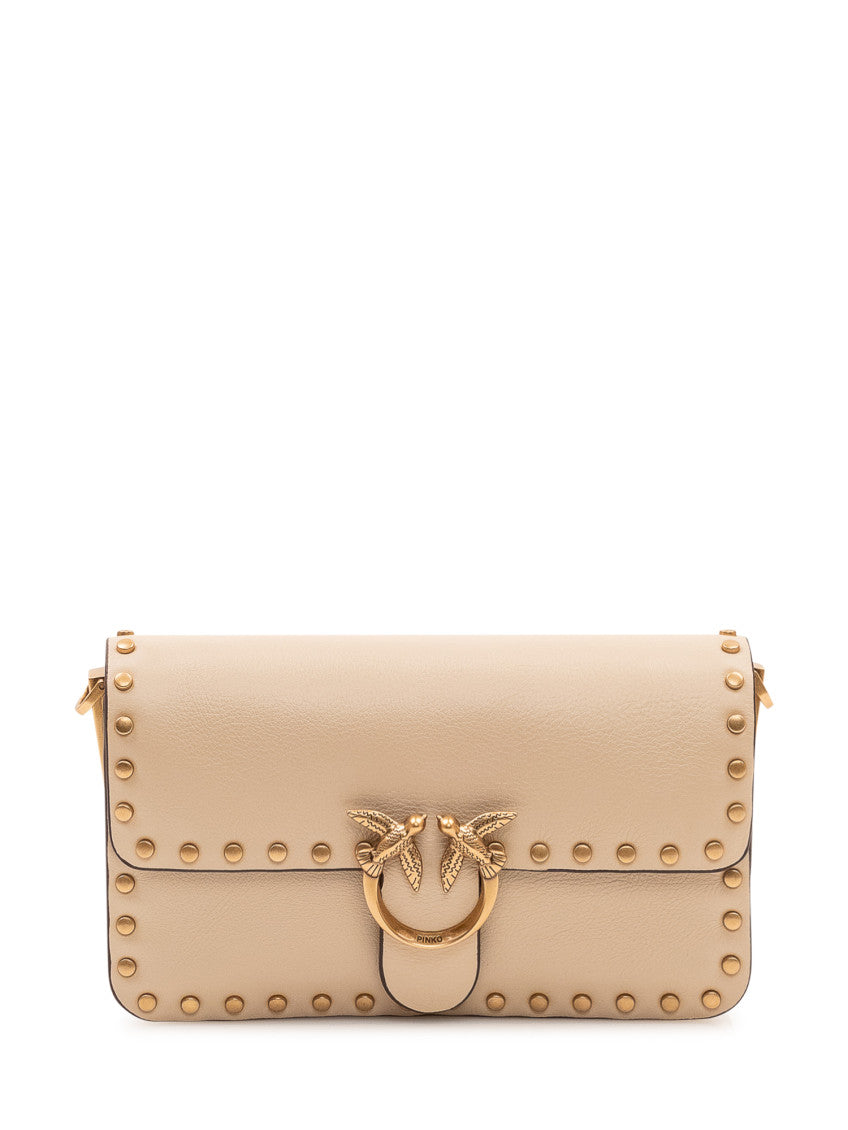 Beige Love One Baby Crossbody Bag 1