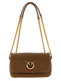 Brown Love Birds Small Shoulder Bag 1