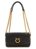 Dark Brown Love Birds Small Shoulder Bag 1