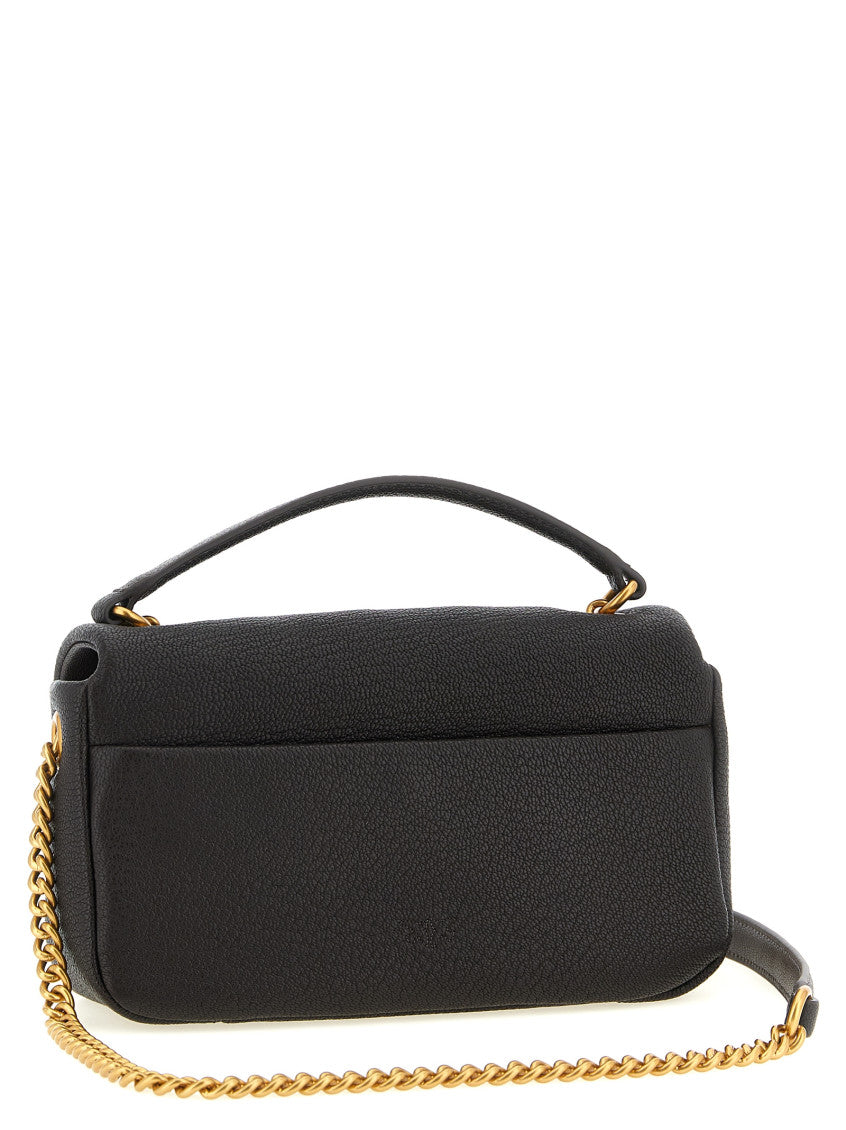 Dark Brown Love Birds Small Shoulder Bag 2