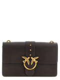 Dark Brown Love One Medium Crossbody Bag 1