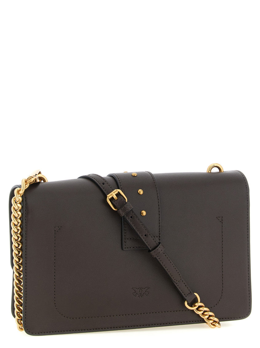 Dark Brown Love One Medium Crossbody Bag 2