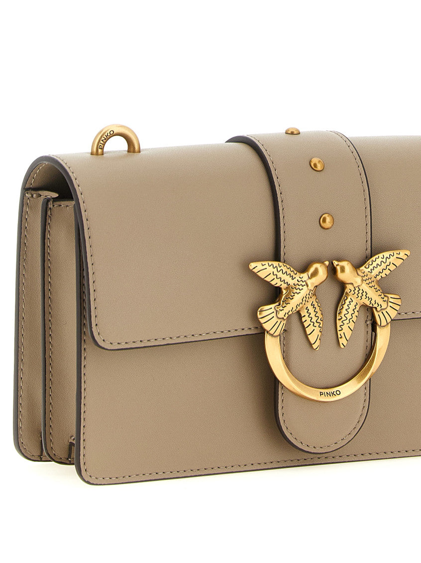 Beige Love One Medium Crossbody Bag 3