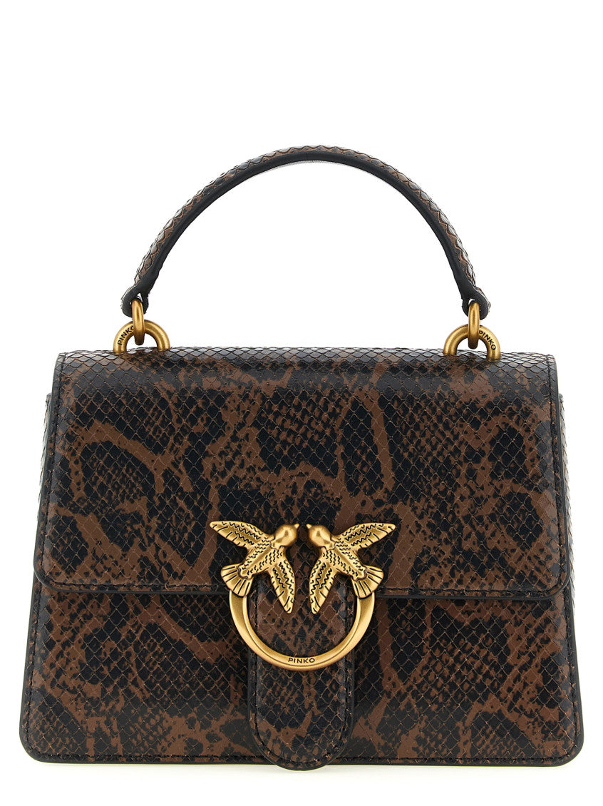Dark Brown Love One Mini Satchel 1