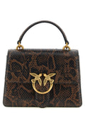 Dark Brown Love One Mini Satchel 1