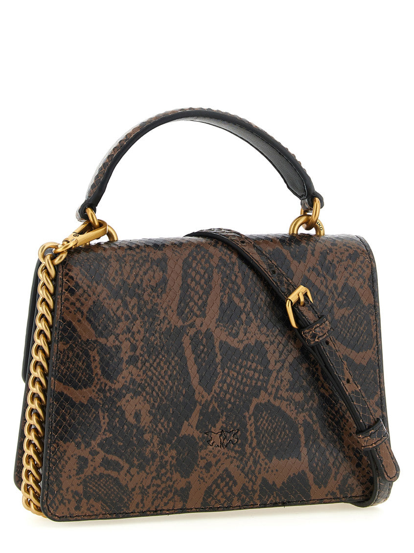 Dark Brown Love One Mini Satchel 2