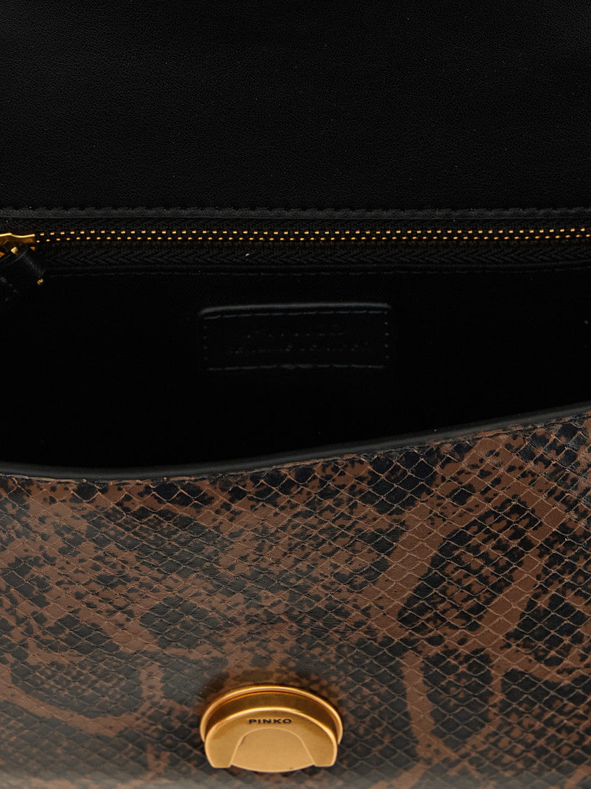 Dark Brown Love One Mini Satchel 4