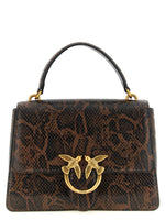 Dark Brown Love One Medium Satchel 1
