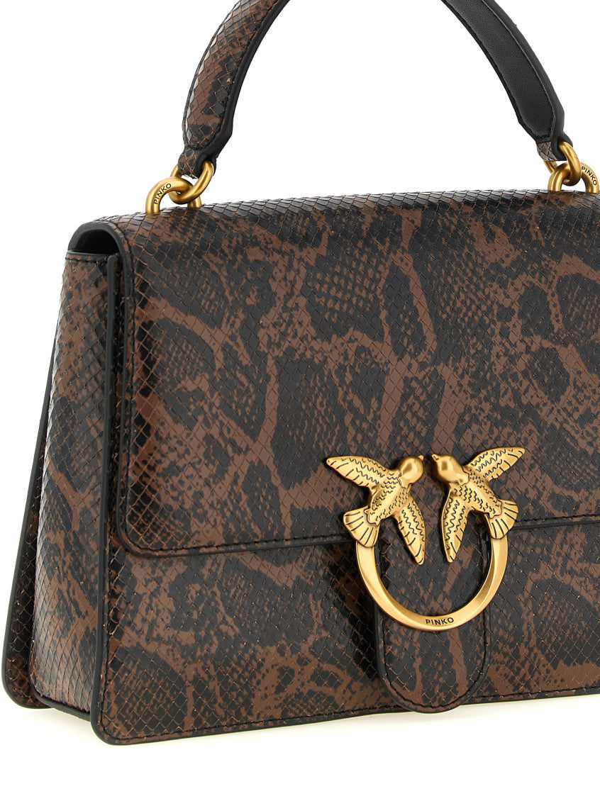 Dark Brown Love One Medium Satchel 3