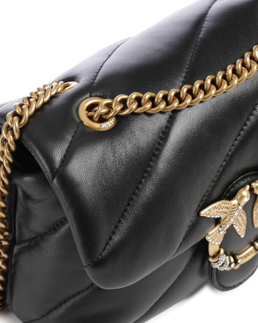 Black Love Puff Mini Crossbody Bag 3