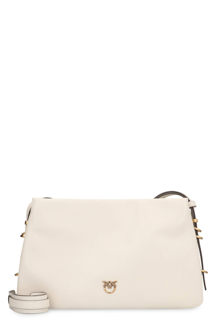 White Logo Large Crossbody Bag 1