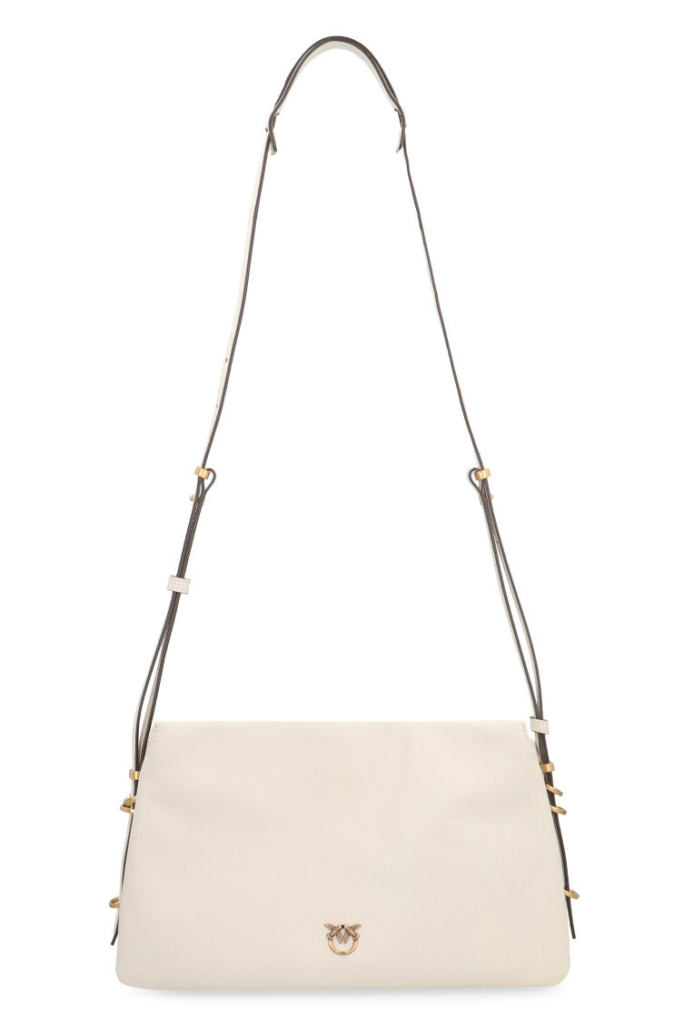 White Logo Large Crossbody Bag 4