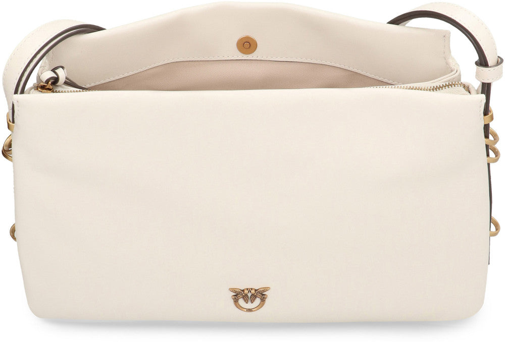 White Logo Large Crossbody Bag 5