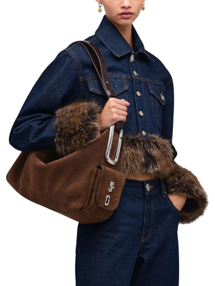 Brown Scene Large Shoulder Bag 5