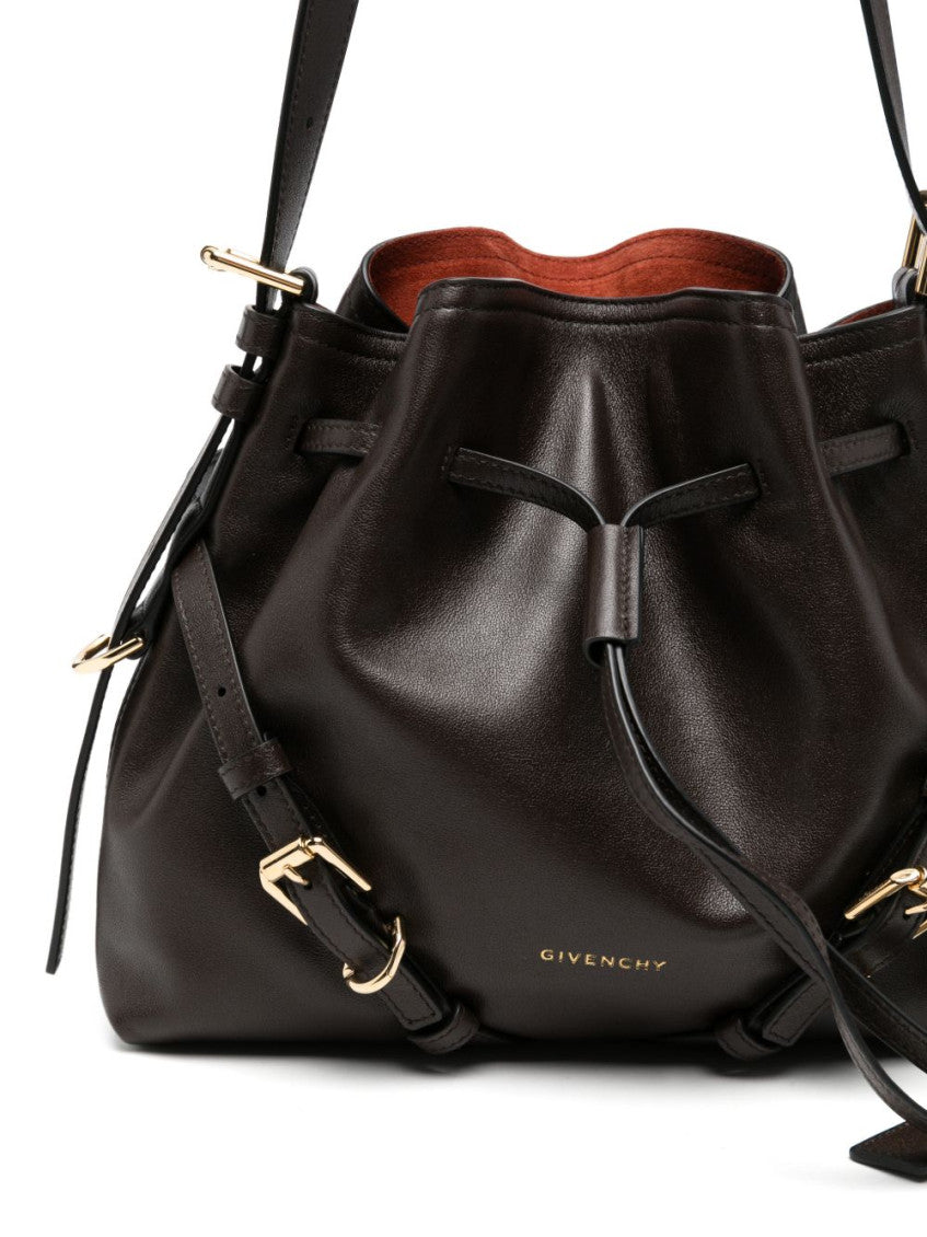 Brown VoYou Small Bucket Bag 3