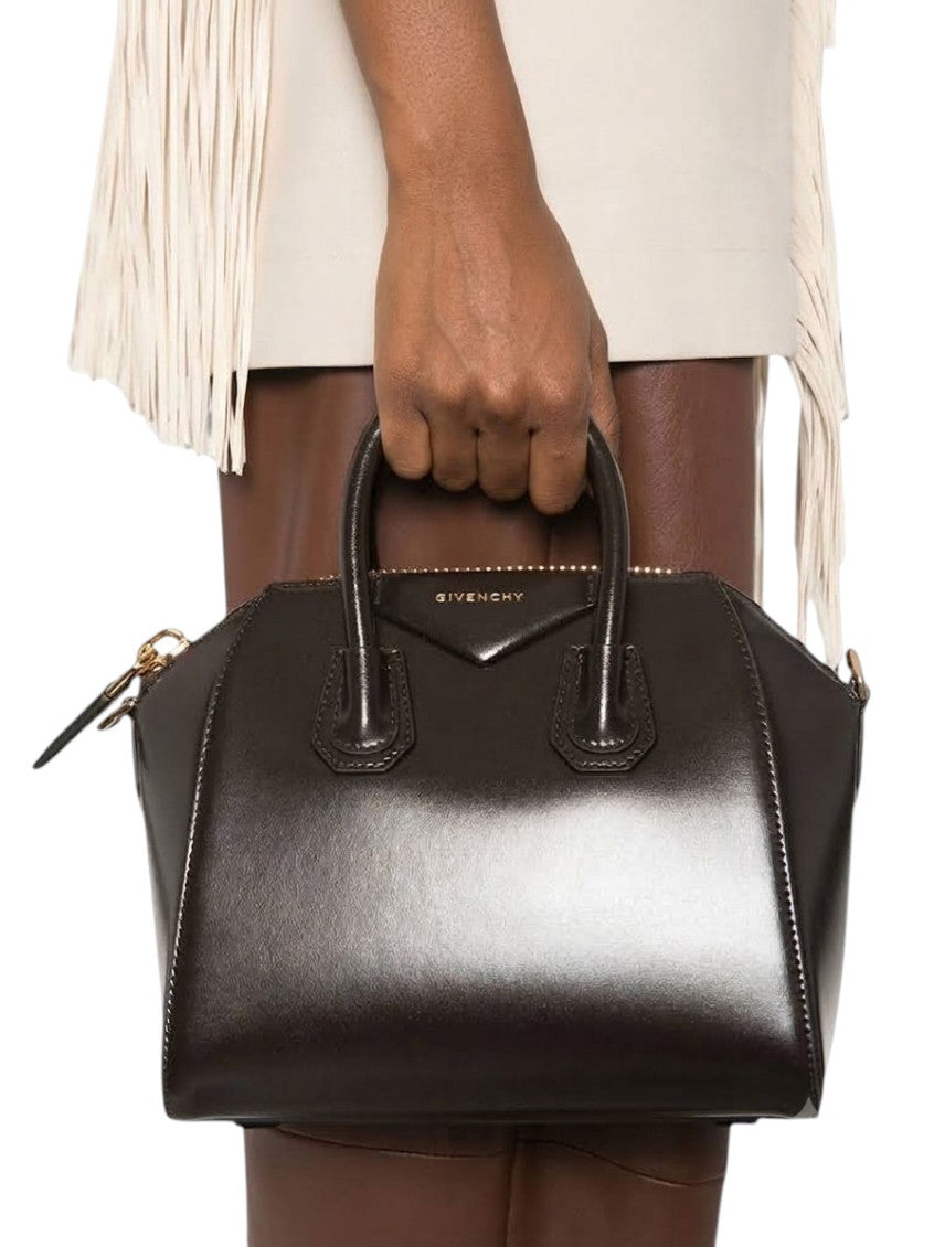 Brown Antigona Mini Satchel 6