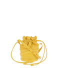 Yellow Curve Mini Bucket Bag 1
