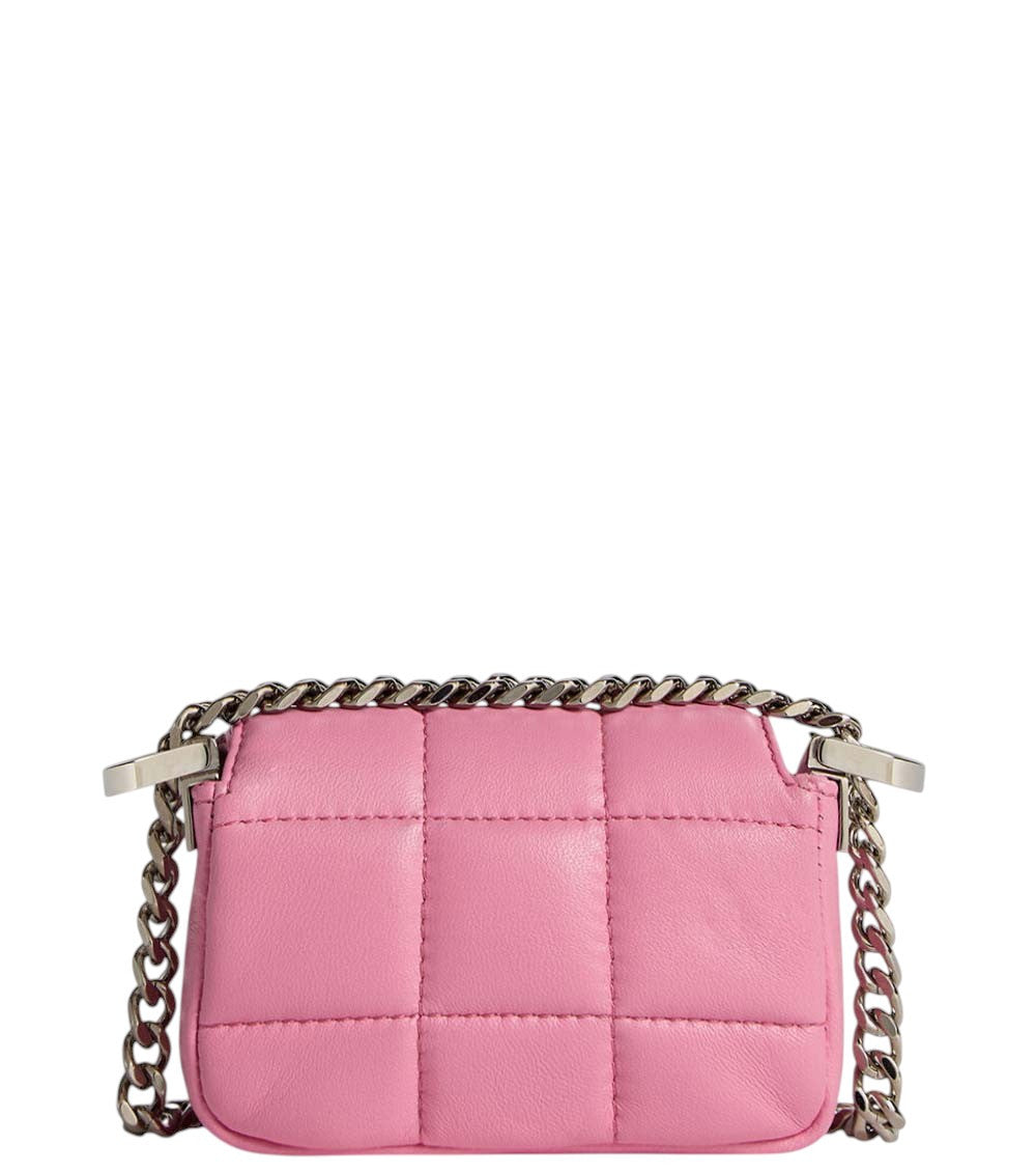 Pink D2 Statement Soft Mini Crossbody Bag 3