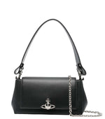 Black Hazel Medium Shoulder Bag 1
