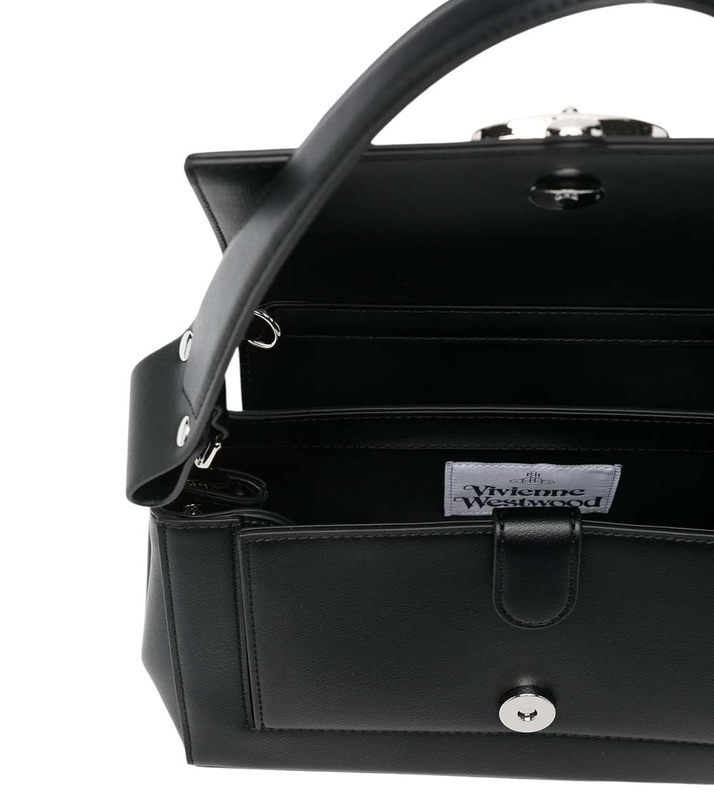 Black Hazel Medium Shoulder Bag 3